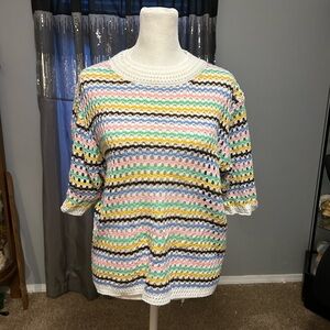 Multicolor Striped Women's Sweater
